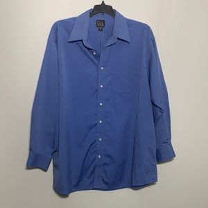 Jos. A. Bank Traveler Blue Button Down